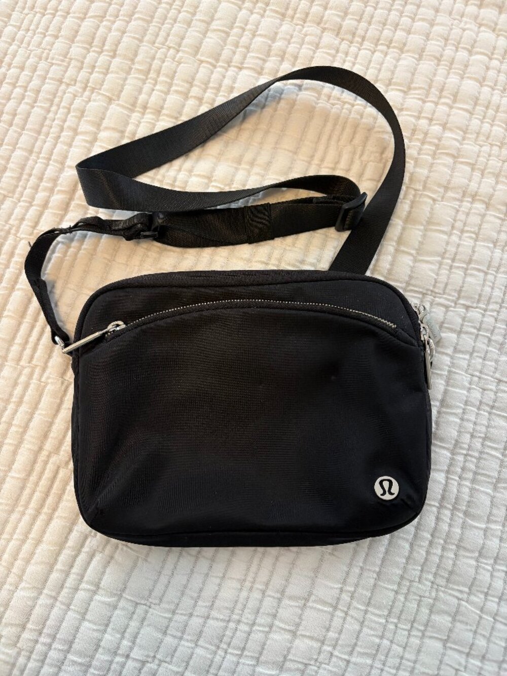 Lululemon Black Crossbody Bag -- Adjustable Strap Everyday Bag